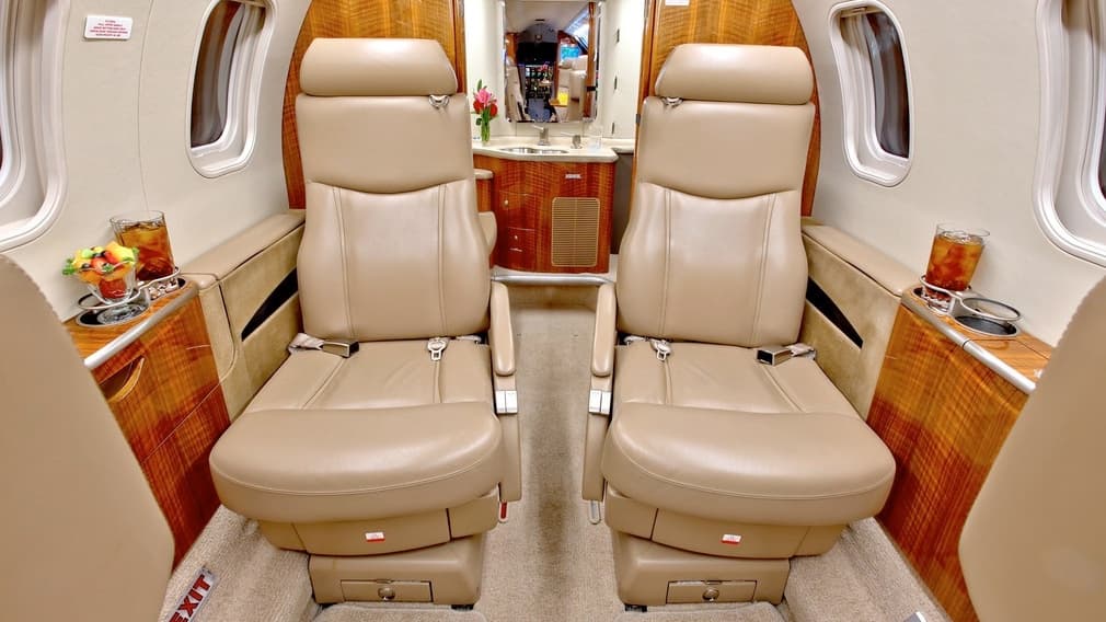 Learjet 40 im Flug