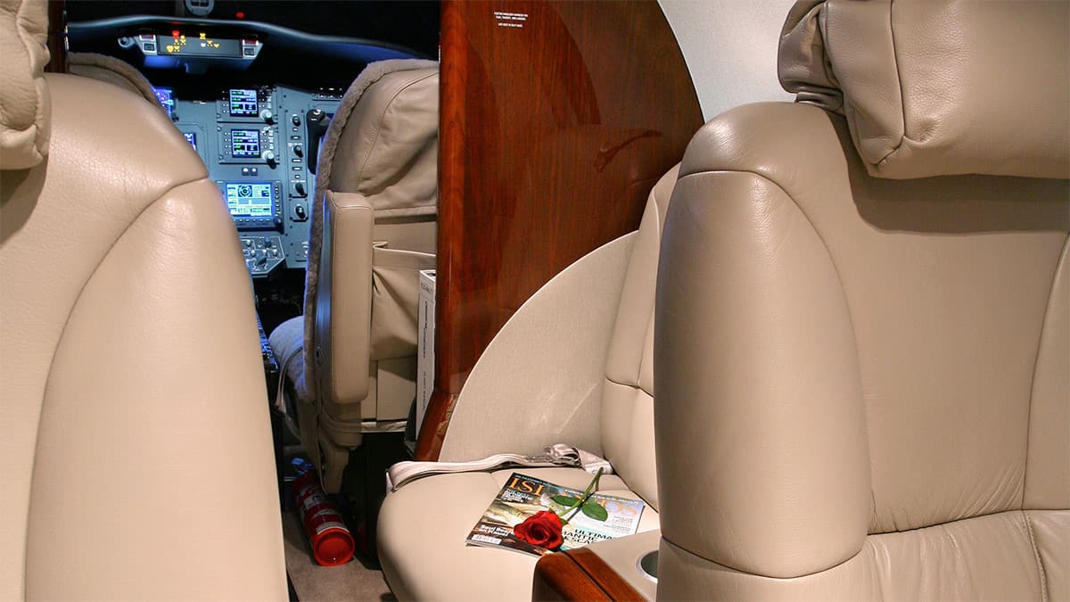 Citation CJ1 Intérieur