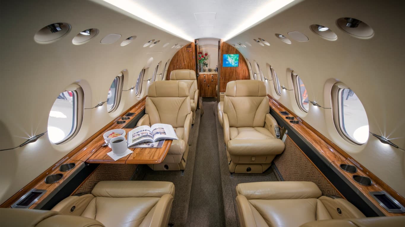 Hawker 800XPi Interior