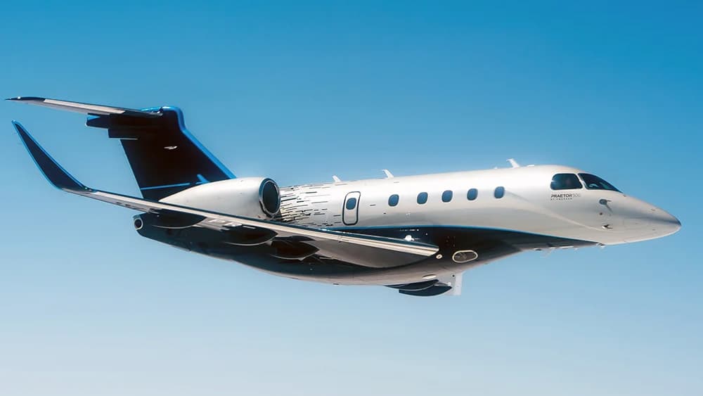 Praetor 500 in flight