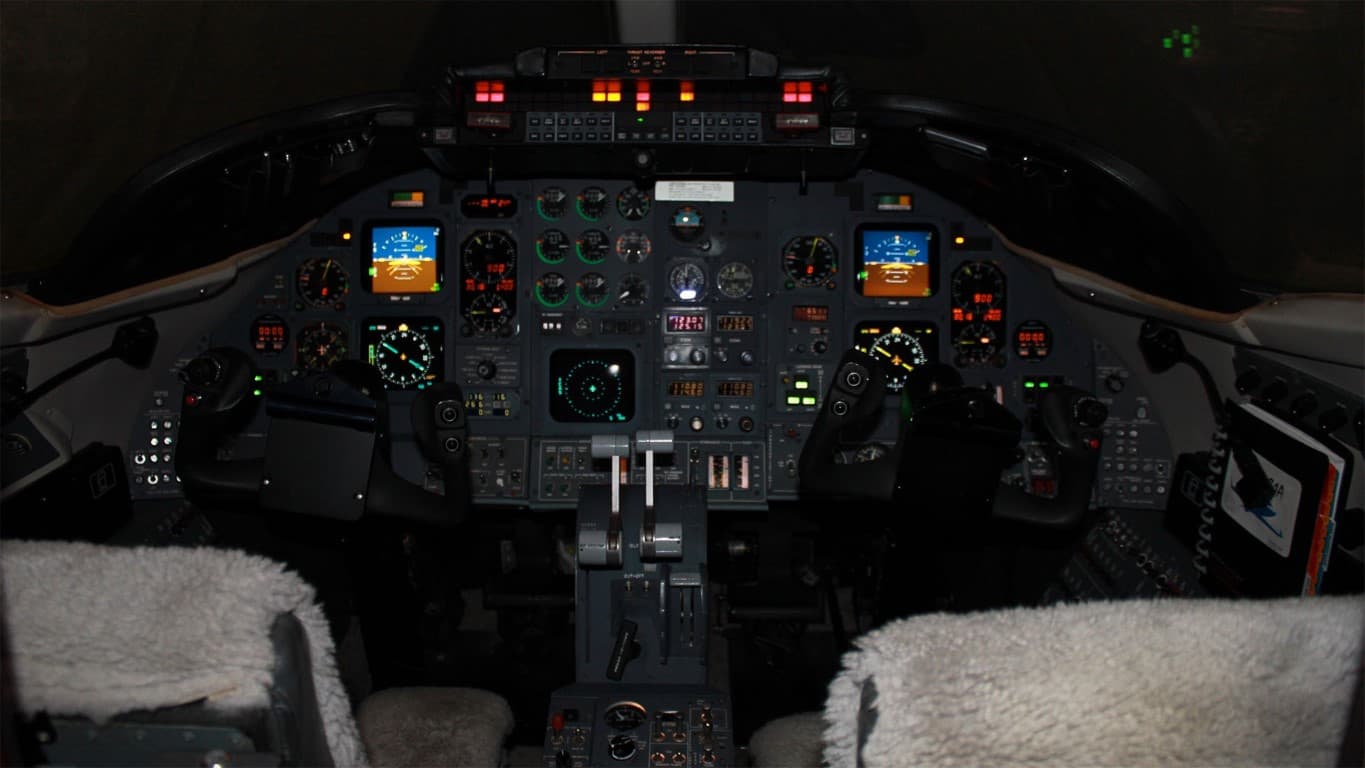 Learjet 31 Cockpit