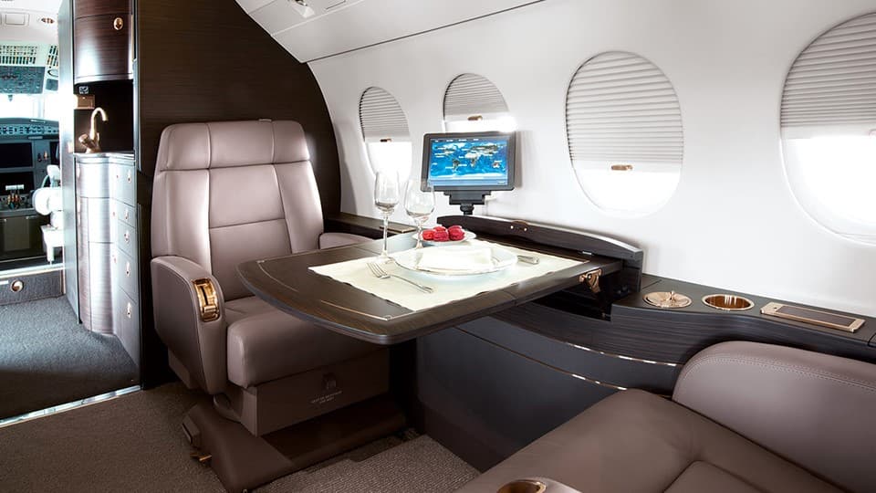 Falcon 900LX Innenraum