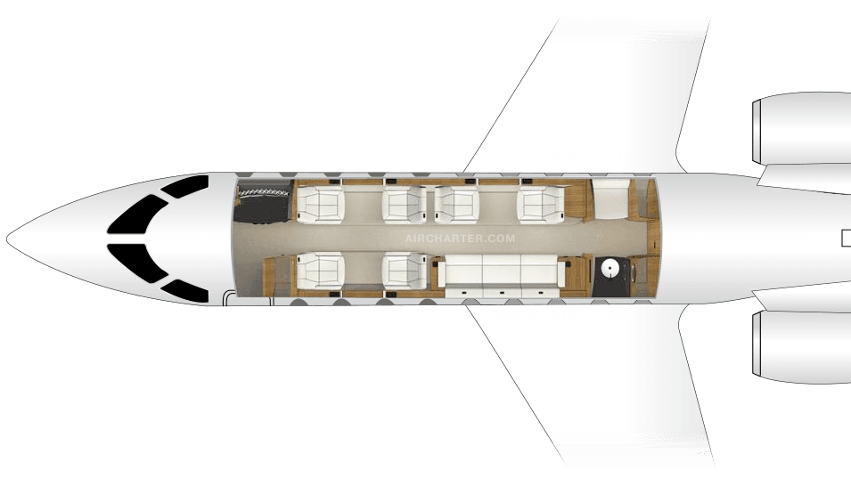 Plan de cabine du G280