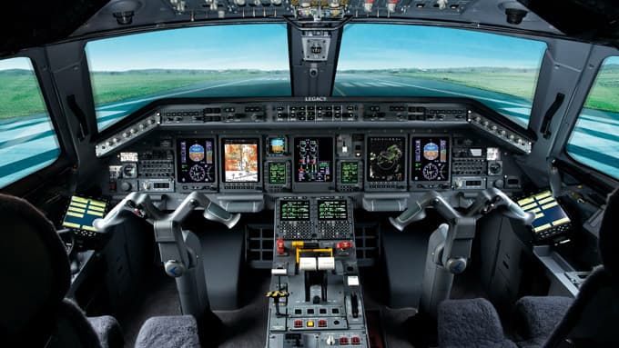 Legacy 650 Cockpit