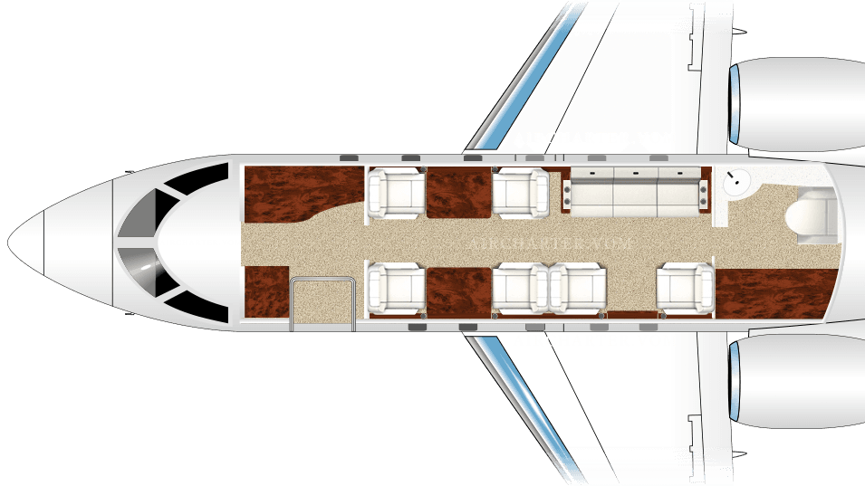 Challenger 601 3R Grundriss