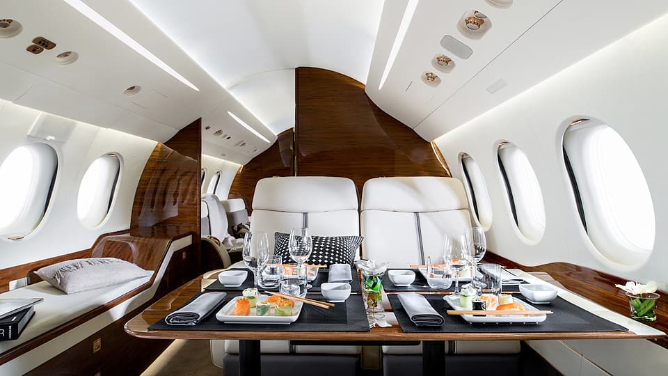 Falcon 7X Interior