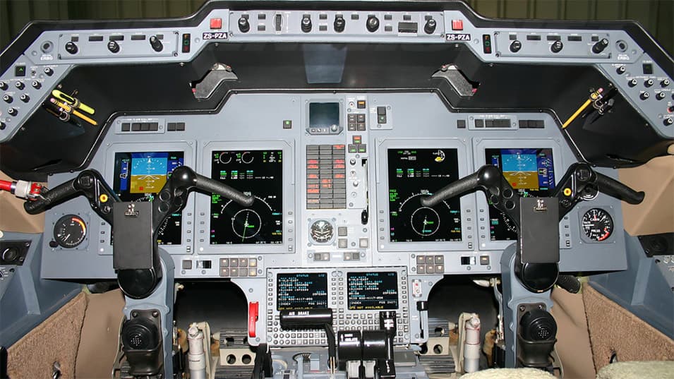 Hawker 800A Cockpit
