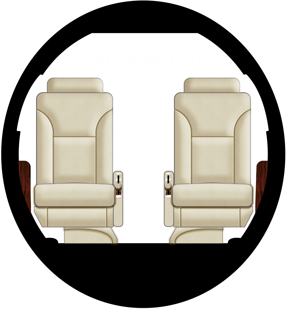 Learjet 31A Cabina