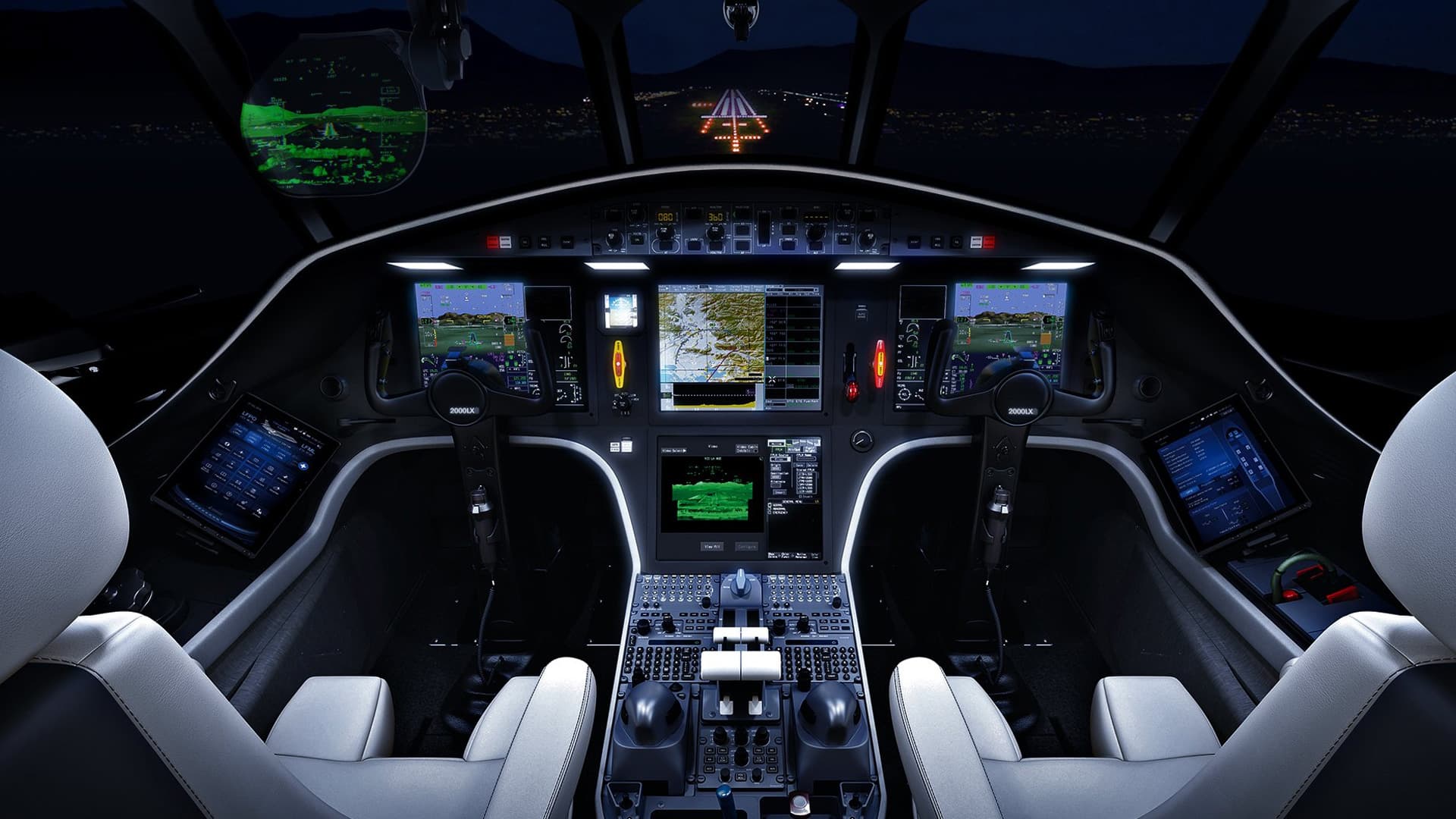 Falcon 2000LXS Cabina de Mando