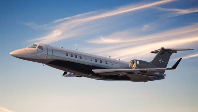 Legacy 650 im Flug