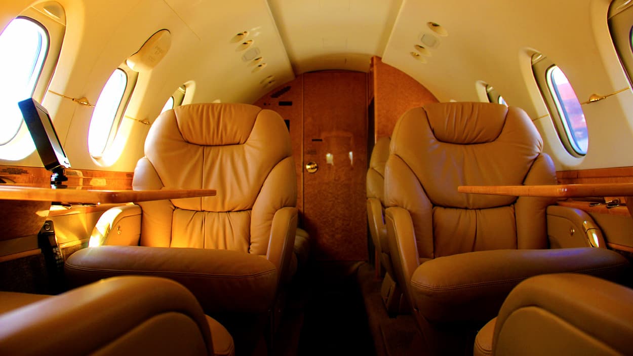 Hawker 700 Innenraum