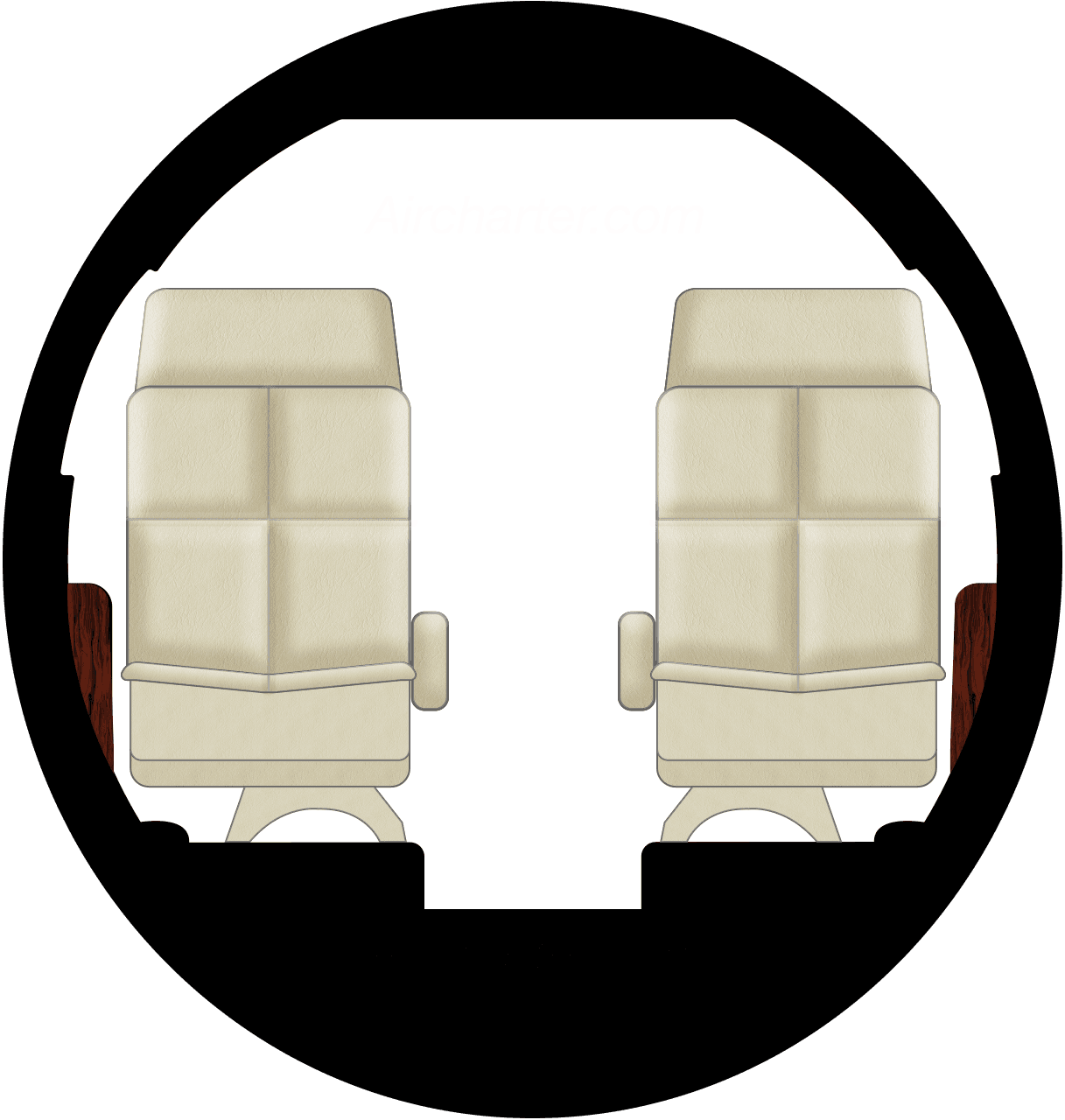 Learjet 36 Cabina