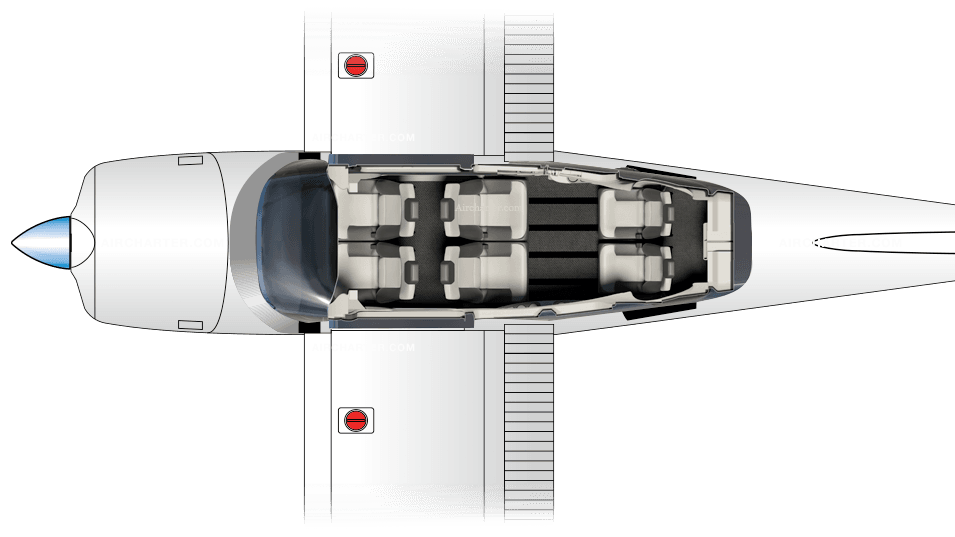 Plan de cabine du 206 Stationair