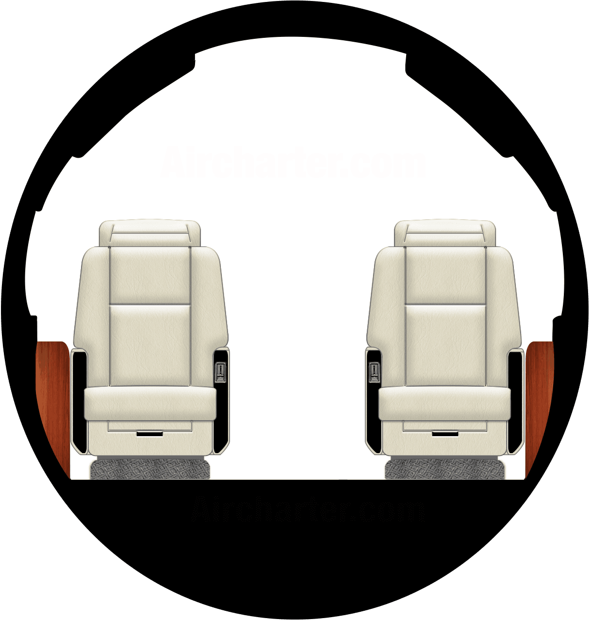 Challenger 605 Kabine