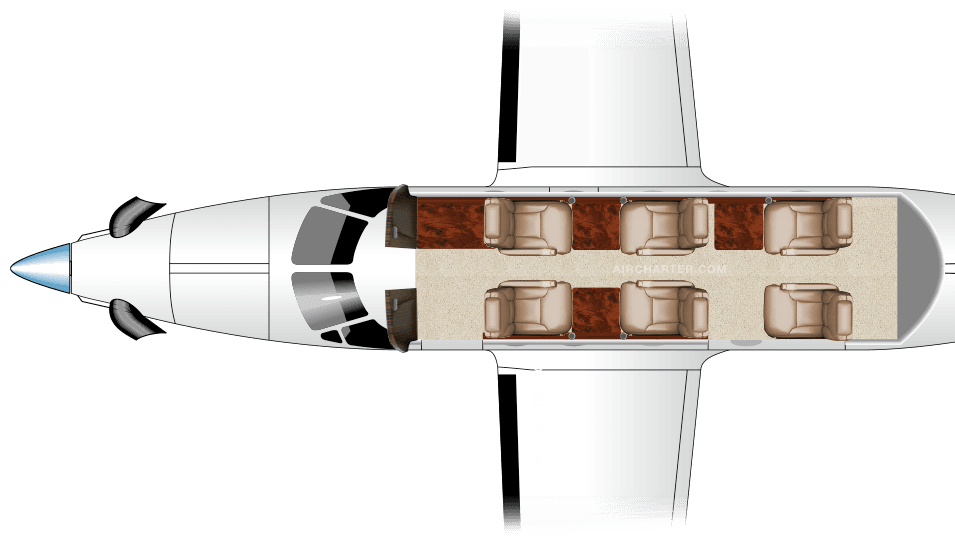 Plan de cabine du PC-12
