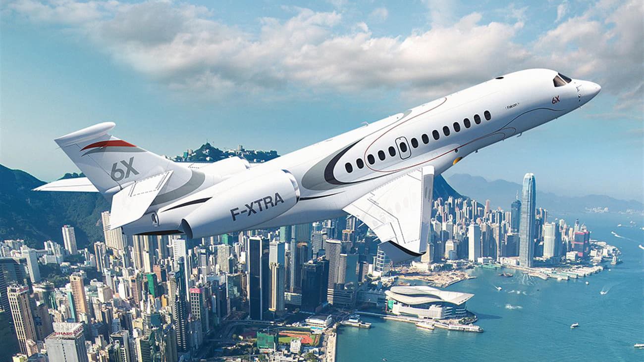 Falcon 6X Außenansicht