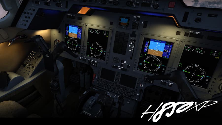 Hawker 850XP Cockpit