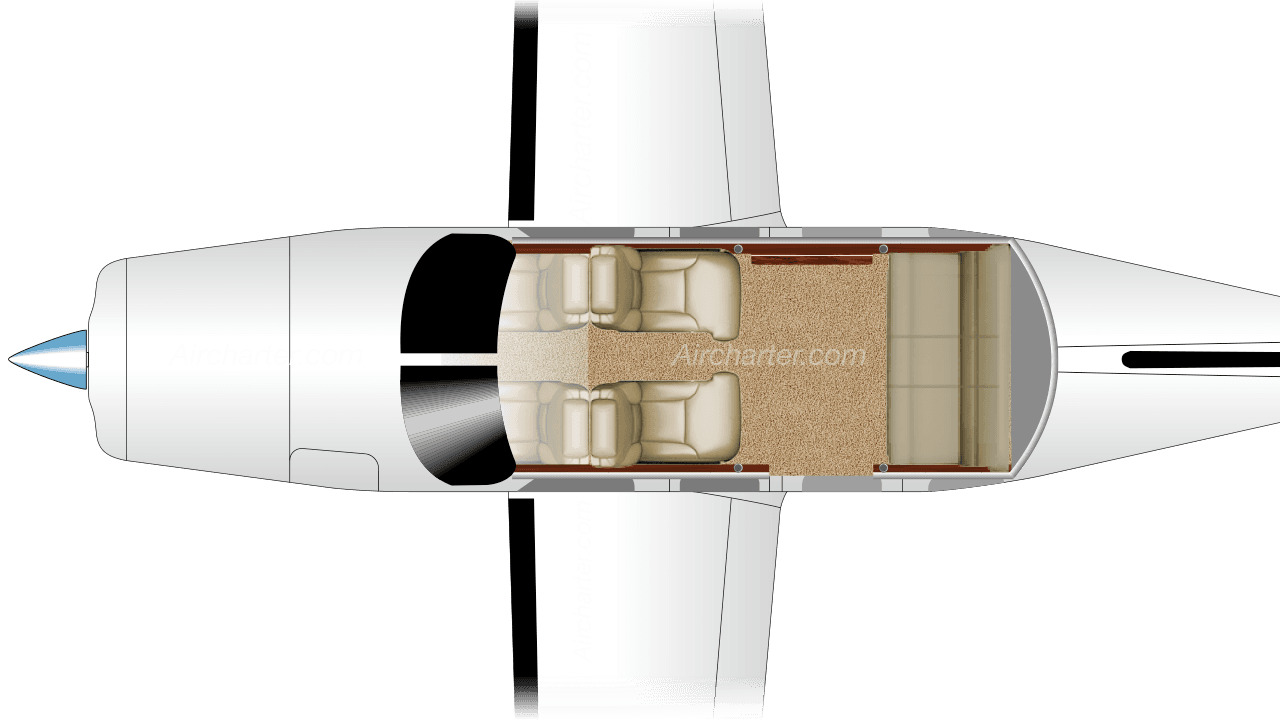 PA46-500 Meridian floor plan
