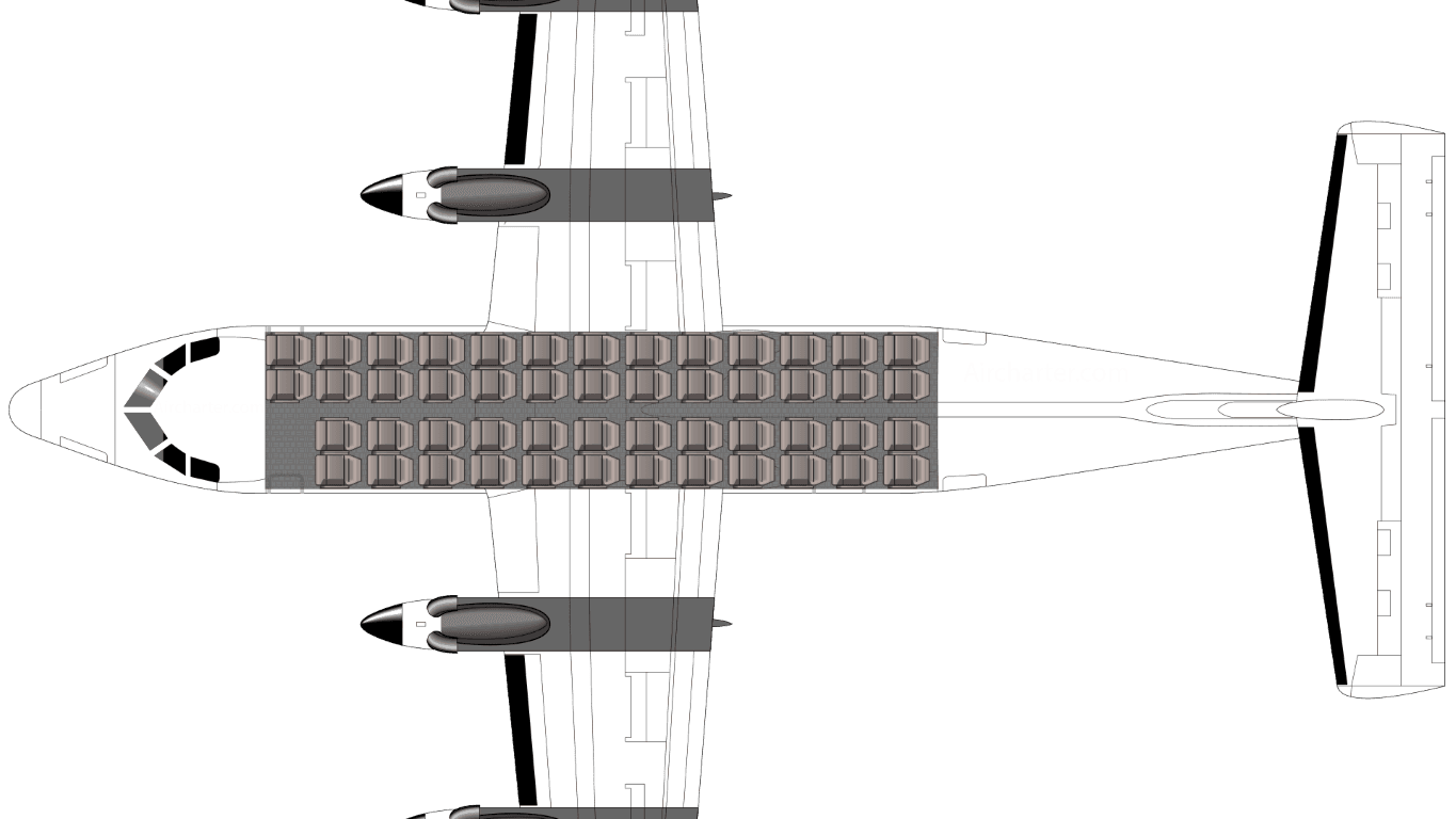 DHC-7 Dash-7 floor plan