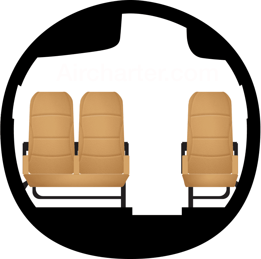 Saab-Fairchild 340B Cabin