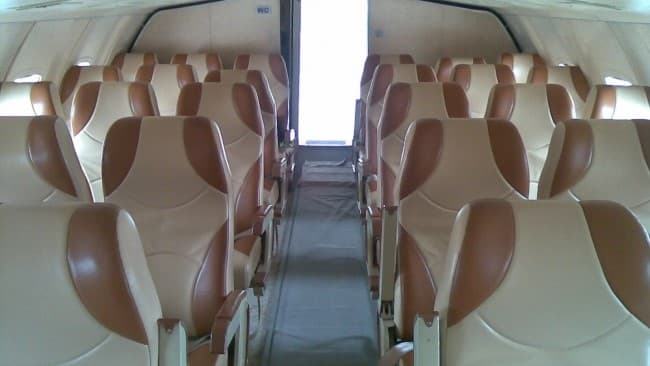 Yak-42 in flight