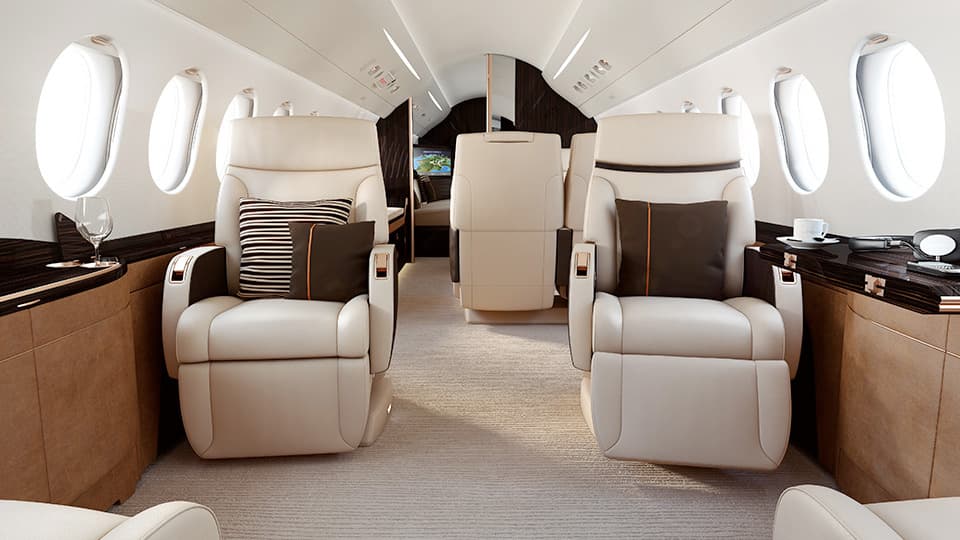 Falcon 8X Interior