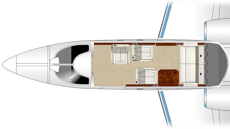 Plano de Learjet 24