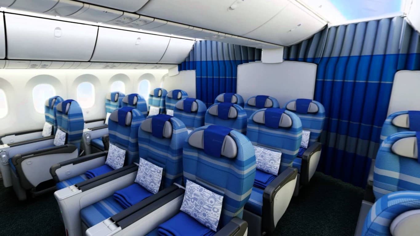 787-800 in flight