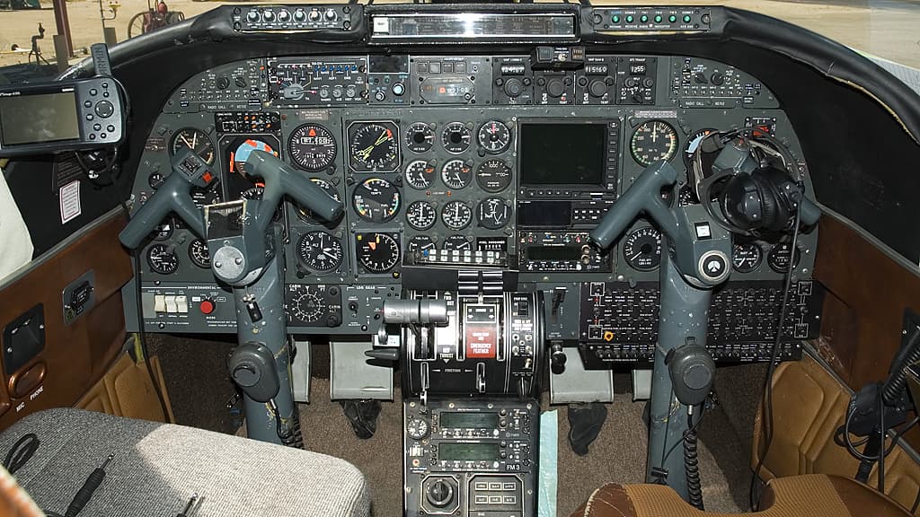 Rockwell International 690B Cockpit