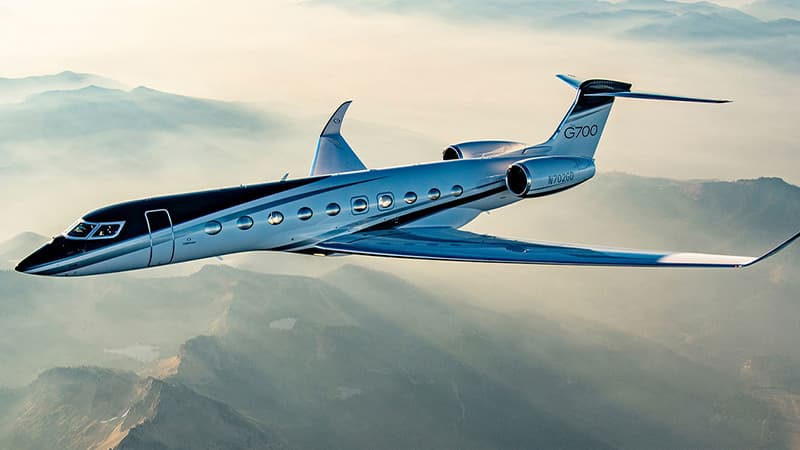 G700 im Flug