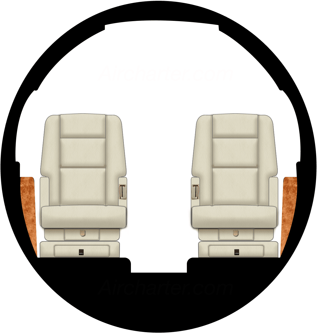 Hawker 1000 Kabine