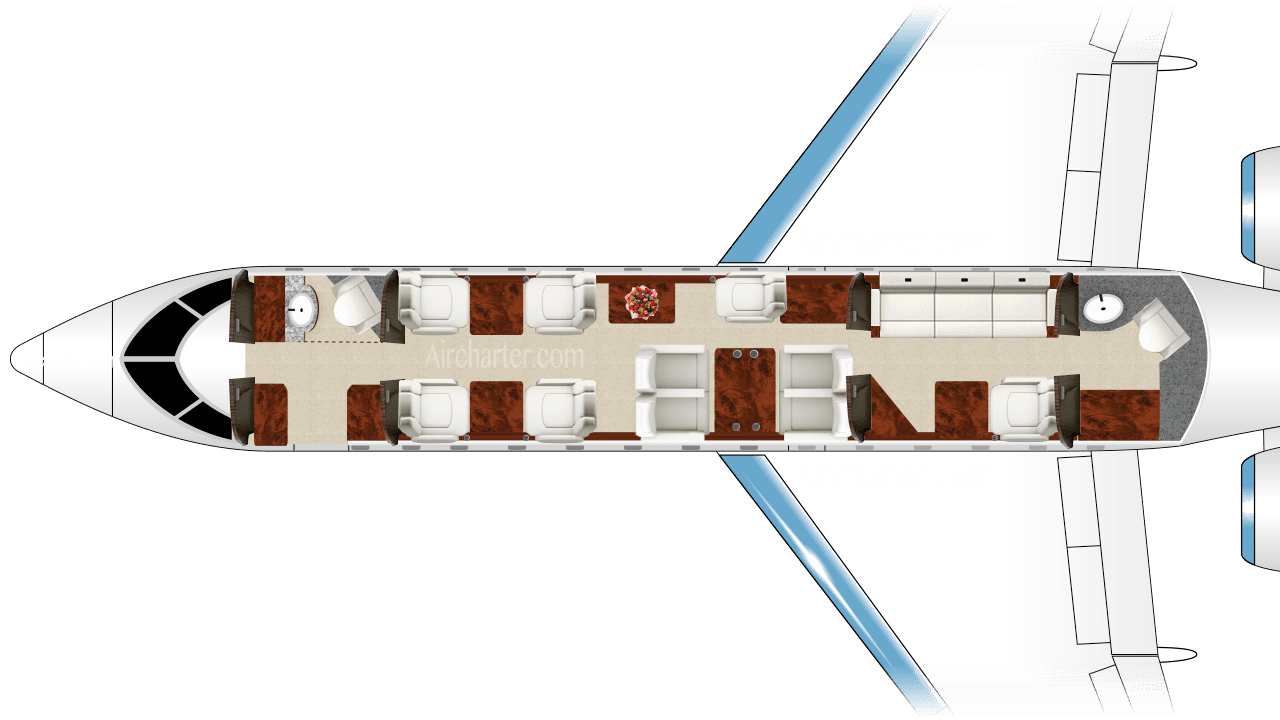 Plano de Global Express