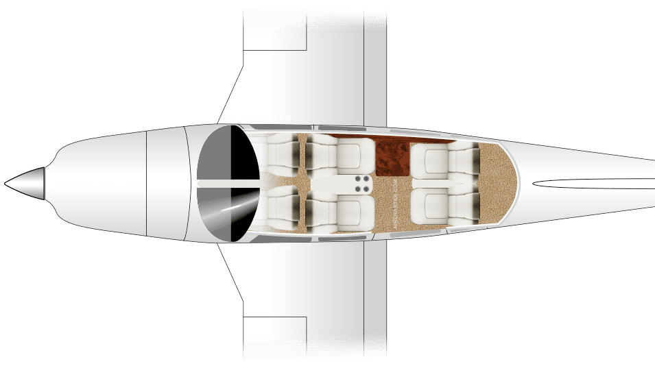 PA-32R  Lance/Saratoga floor plan