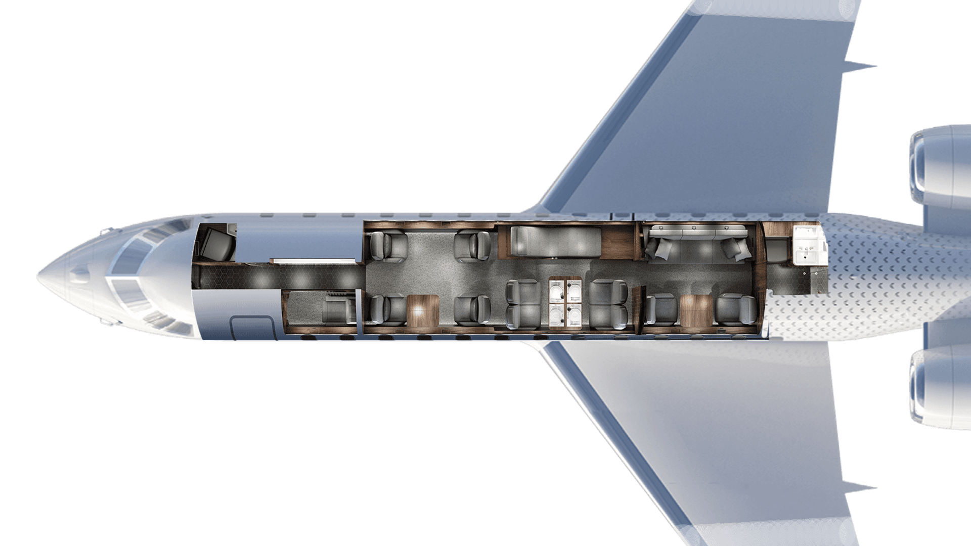 Global 6500 Grundriss