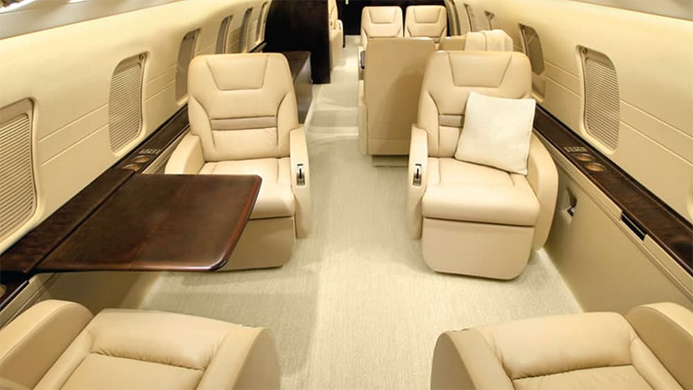 Challenger 800 im Flug