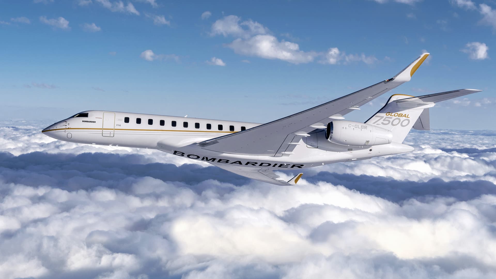 Global 7500 im Flug