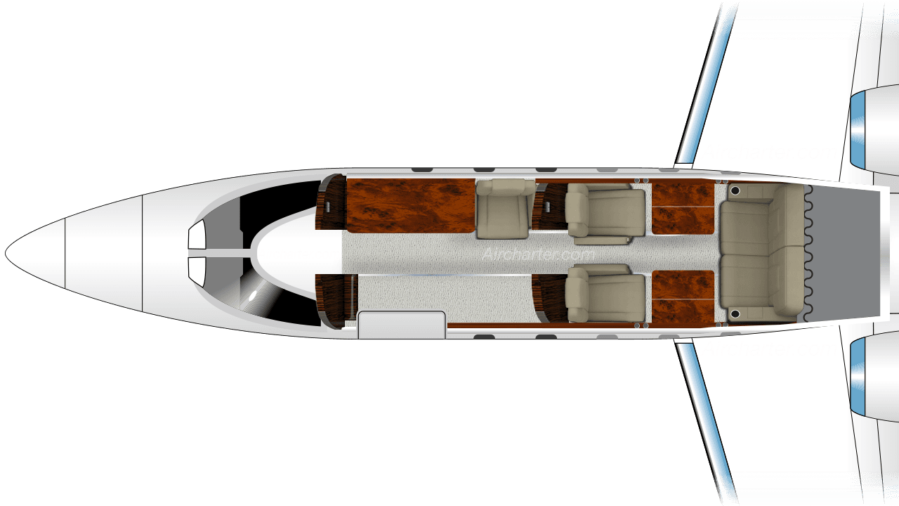 Plano de Learjet 36