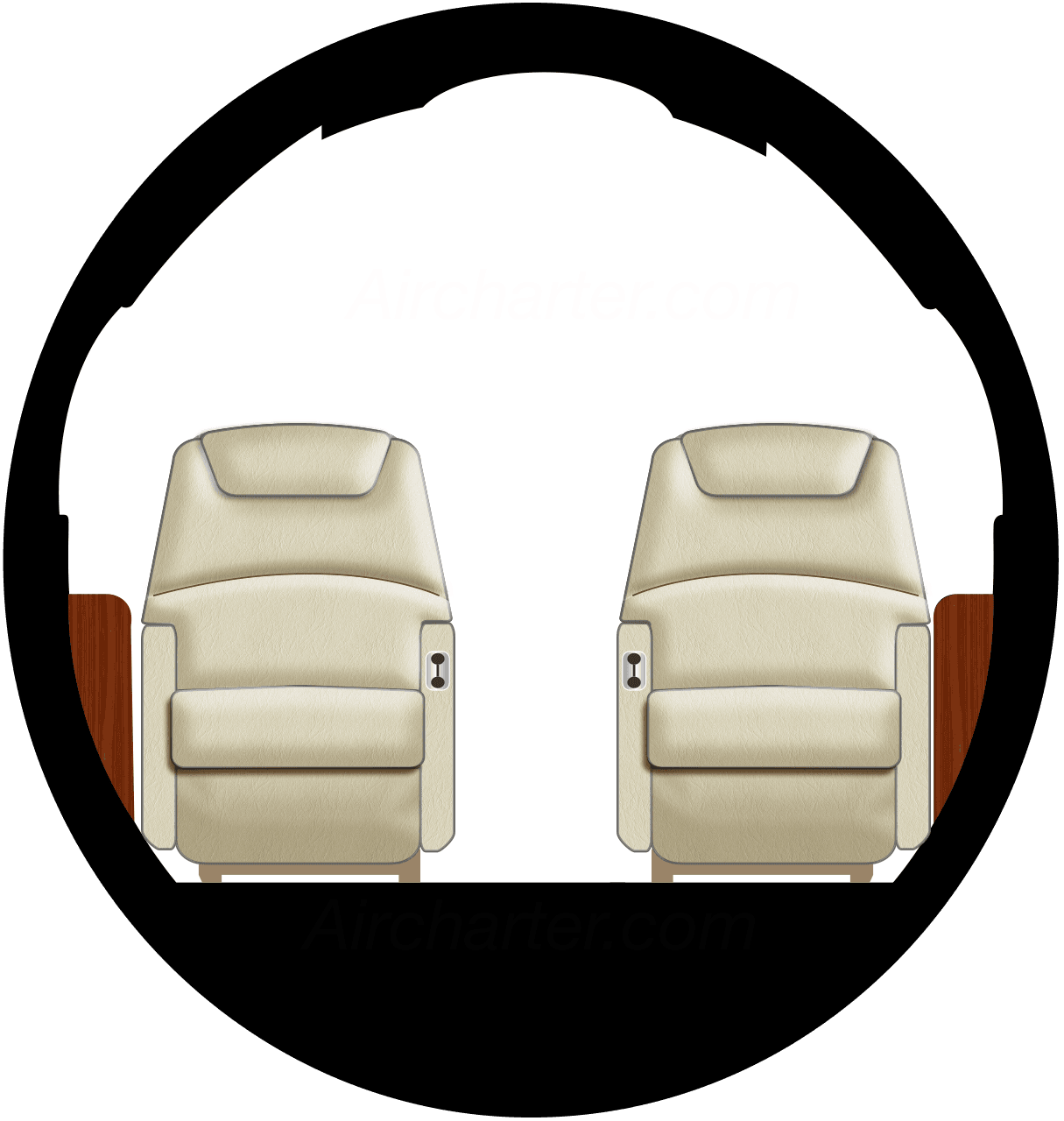Challenger 300 Cabin