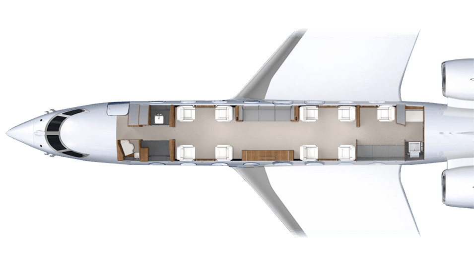 G650 floor plan