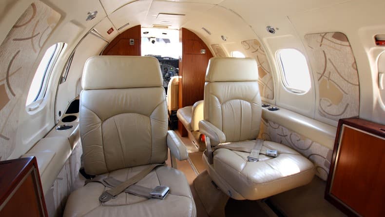 Learjet 24 Interior