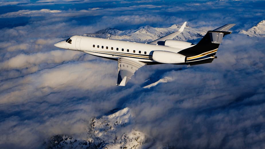Legacy 600 in flight