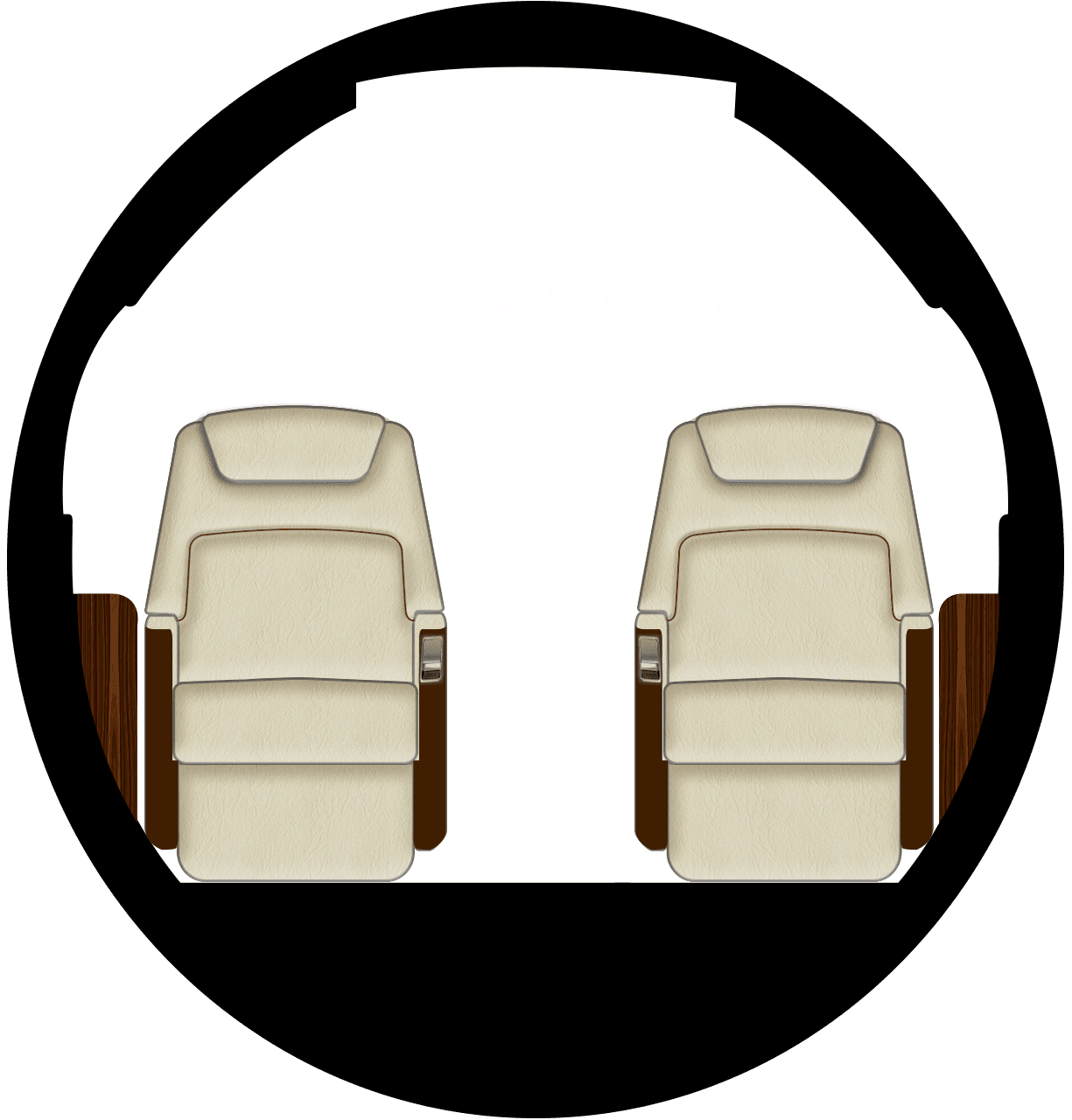 Challenger 3500 Cabin