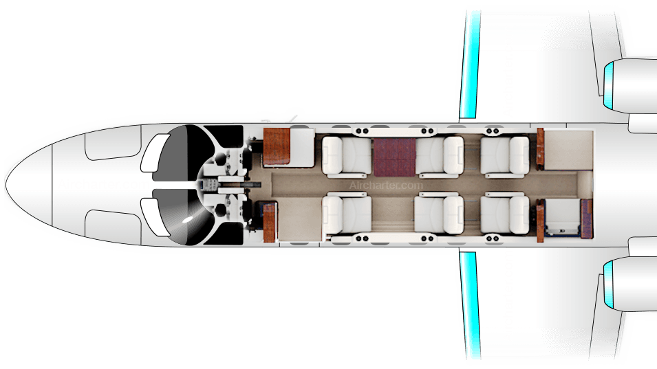 Citation Cj2 Grundriss