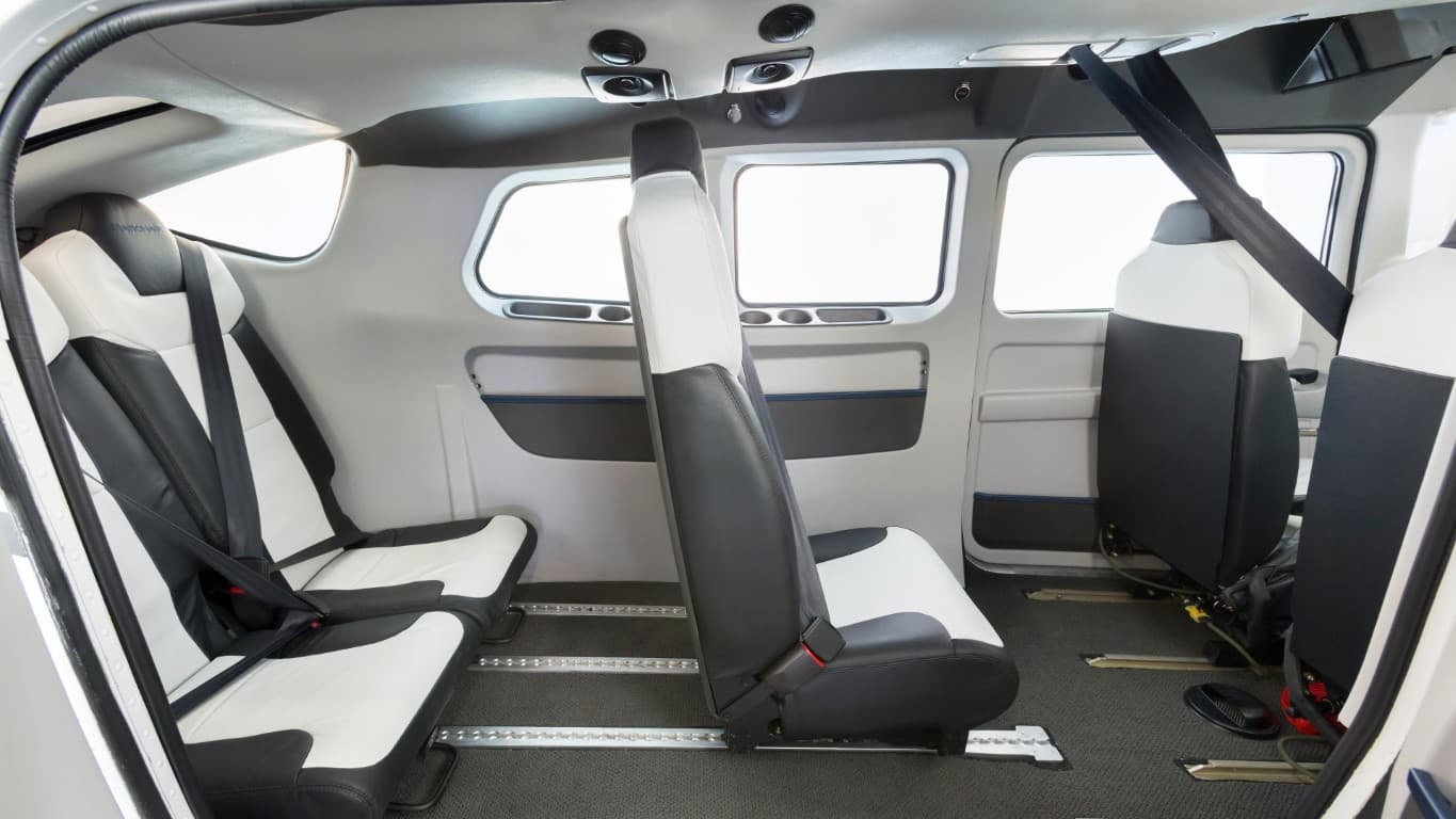 206 Stationair en vol