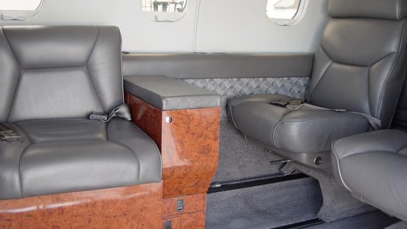Learjet 25B Interior