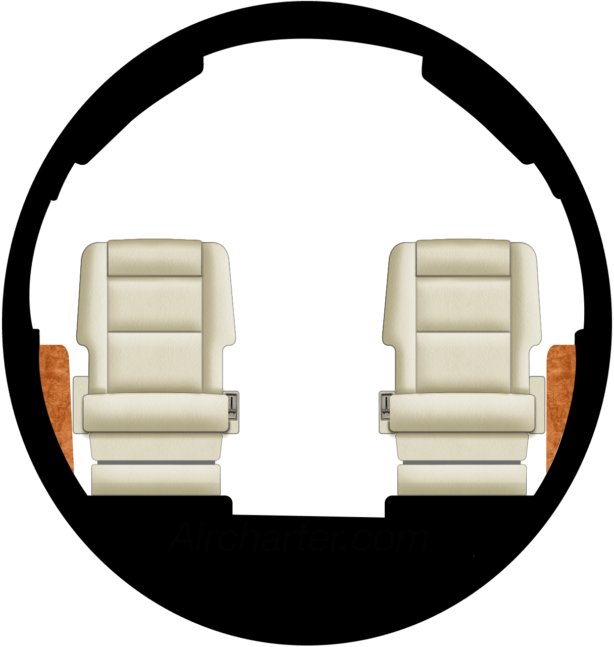 Falcon 50EX Cabine