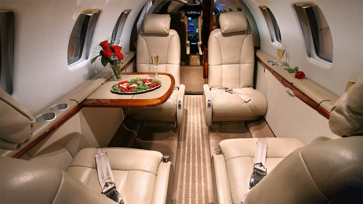 Citation CJ1 Intérieur