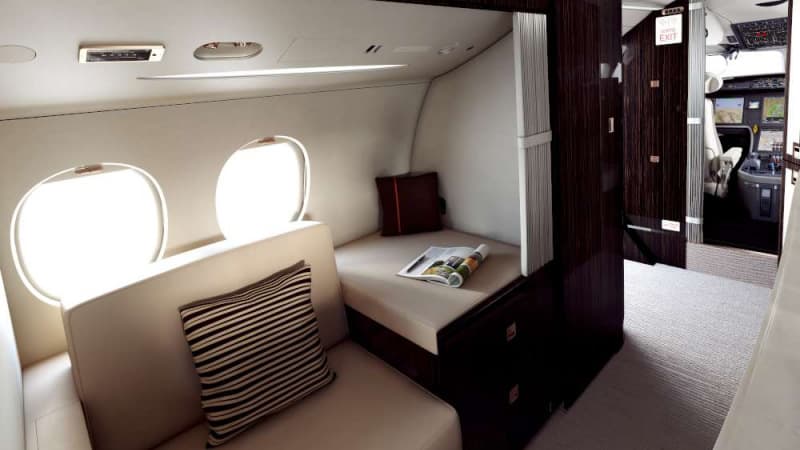 Falcon 8X Interior