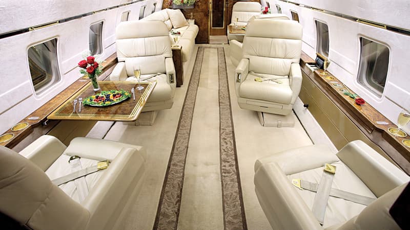 Challenger 600 Innenraum