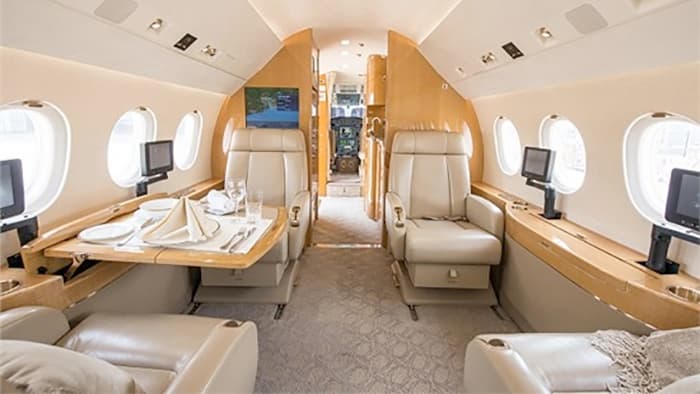 Falcon 900 EX Innenraum